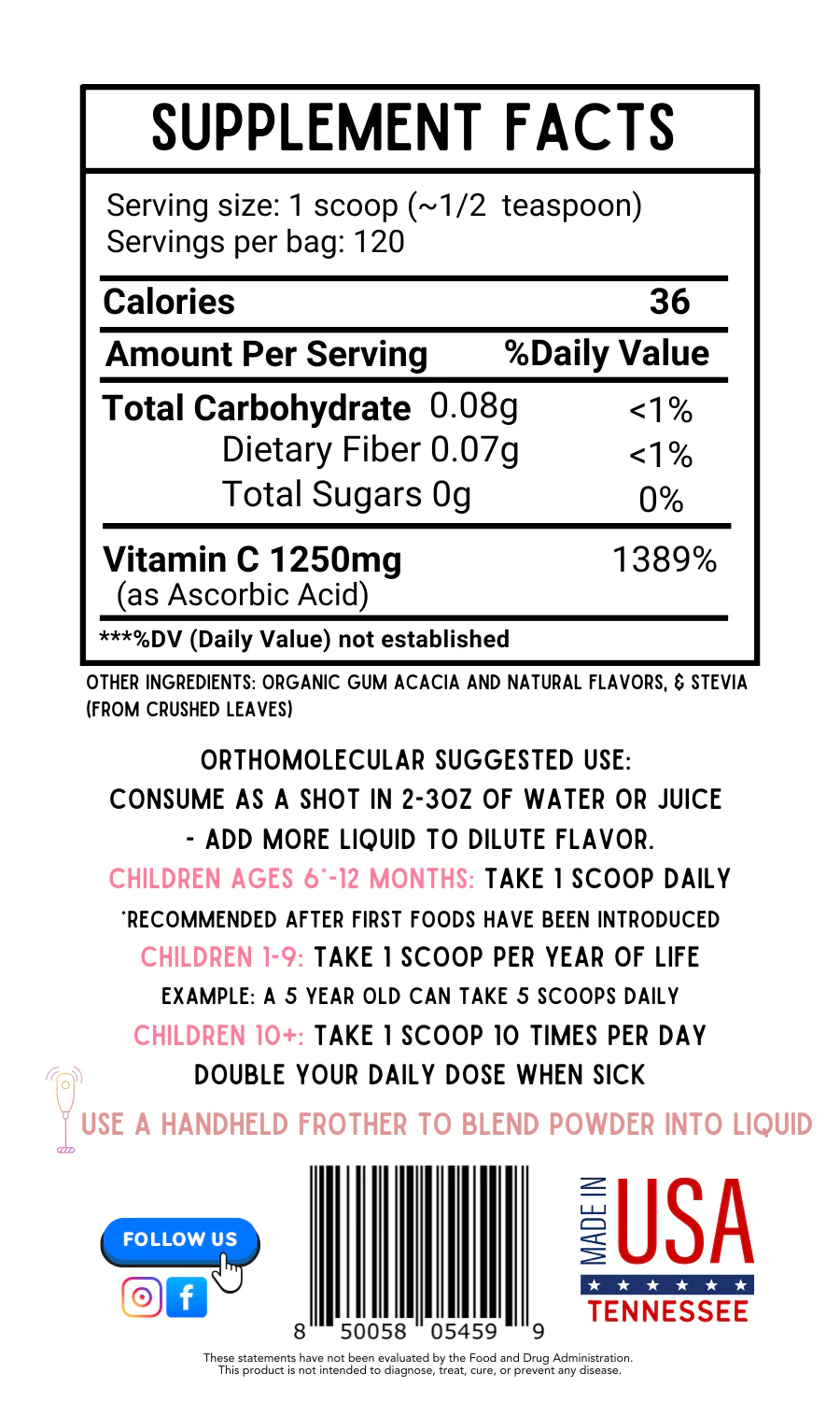 Organic Vitamin C Juice Powder - Image 7