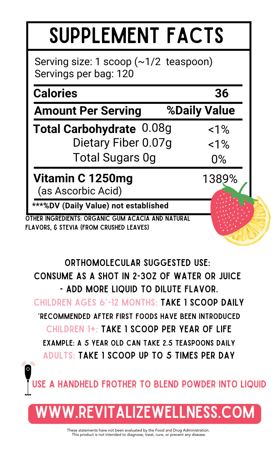 Organic Vitamin C Juice Powder - Image 9