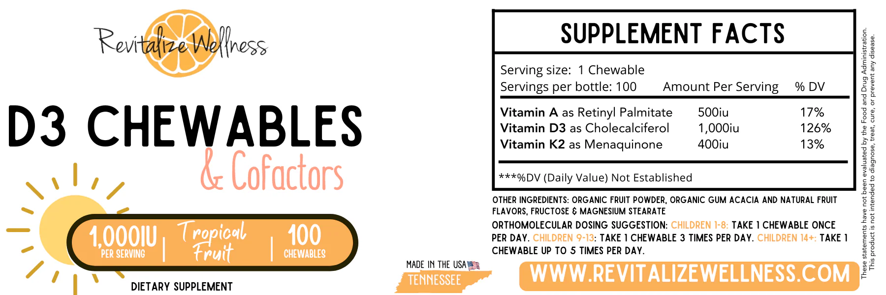 Vitamin D3 Chewables - Image 3